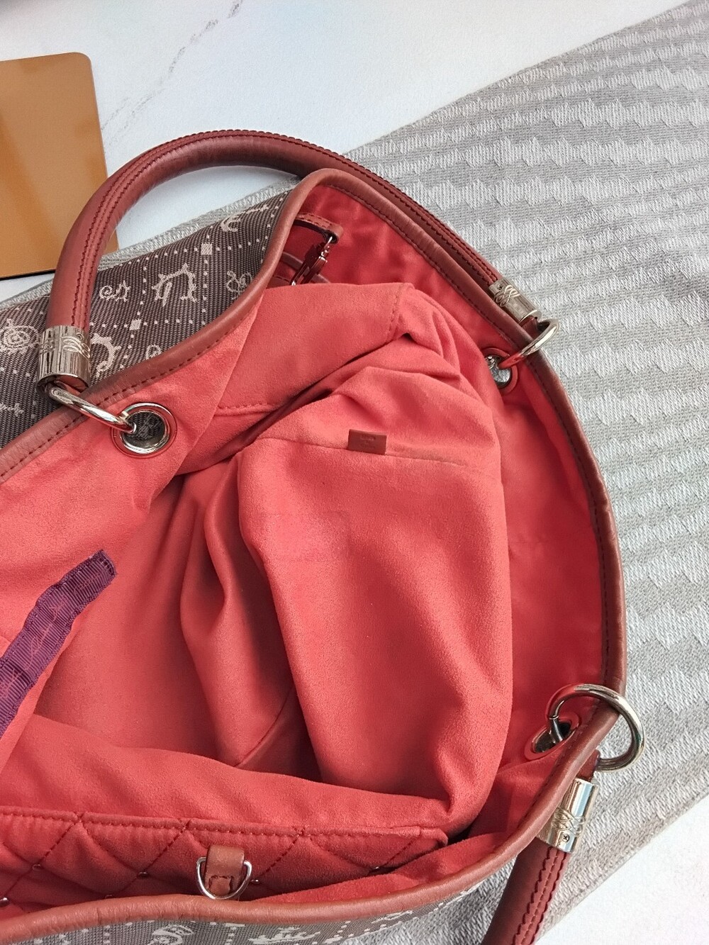Lancel Paris Salvatore Dali Designed Tote Bag - Picture 12 of 12